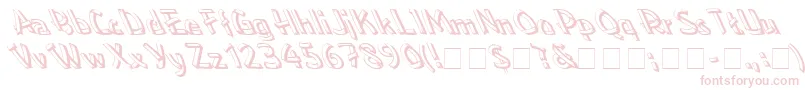 Lowealefty-Schriftart – Rosa Schriften