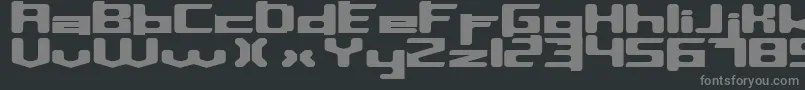 Inavelkusinフォントについての詳細 フォントInavelkusin – 黒い背景に灰色の文字