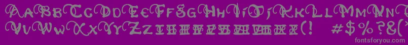 More about PhexometaRegular Font PhexometaRegular Font – Gray Fonts on Purple Background