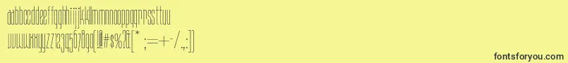 Daddylonglegsnf Font – Black Fonts on Yellow Background