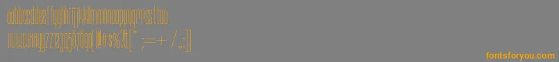 Daddylonglegsnf Font – Orange Fonts on Gray Background