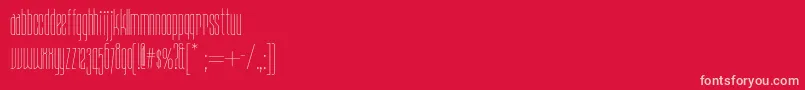 Daddylonglegsnf Font – Pink Fonts on Red Background