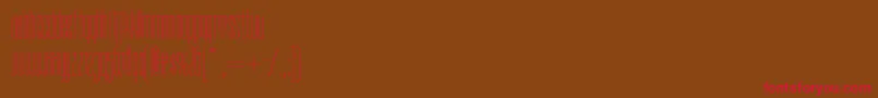 Daddylonglegsnf Font – Red Fonts on Brown Background