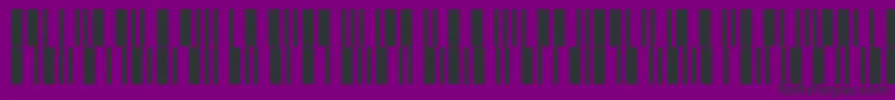 Intp12dltt-Schriftart – Schwarze Schriften auf violettem Hintergrund