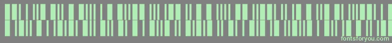 フォントIntp12dltt – 灰色の背景に緑のフォント
