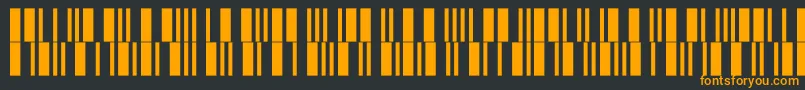 Intp12dltt-fontti – oranssit fontit mustalla taustalla