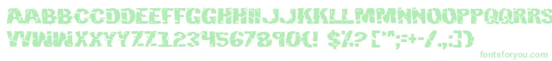 Hulkbusters Font – Green Fonts on White Background