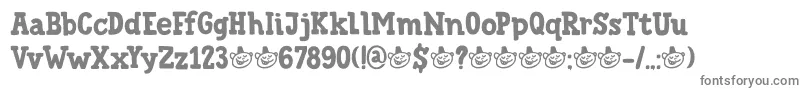 DkTrainedMonkey Font – Gray Fonts on White Background