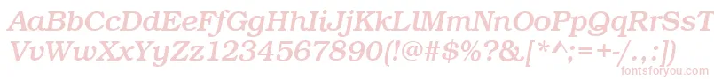 Fonte BookItalic – fontes cor-de-rosa