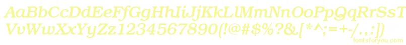 BookItalic Font – Yellow Fonts