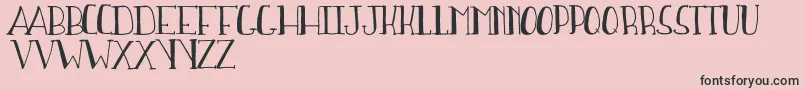 SweetWaterDemo Font – Black Fonts on Pink Background