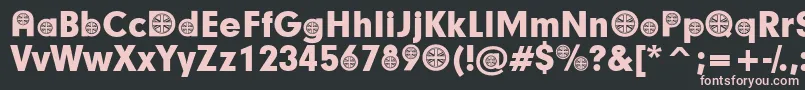 BritishParticipants Font – Pink Fonts on Black Background