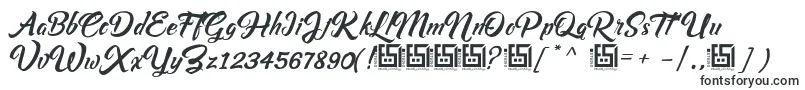 AsiyahScriptDemo-Schriftart – Plakatschriften