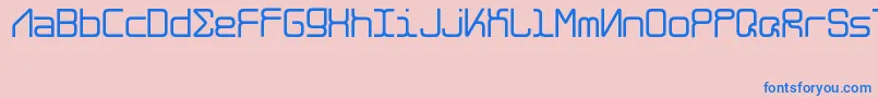 AlghorieNeueフォントについての詳細 フォントAlghorieNeue – ピンクの背景に青い文字