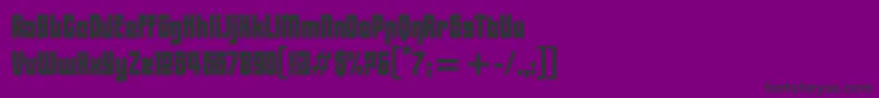 BlacktulipitcTt Font – Black Fonts on Purple Background
