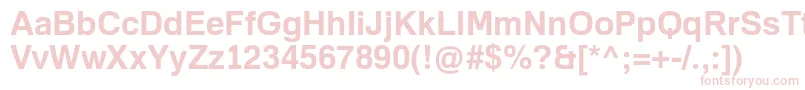 FamiliarProBold Font – Pink Fonts on White Background