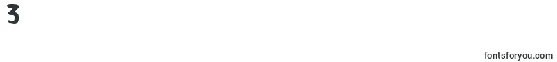Gf Font – Fonts for Digit 3