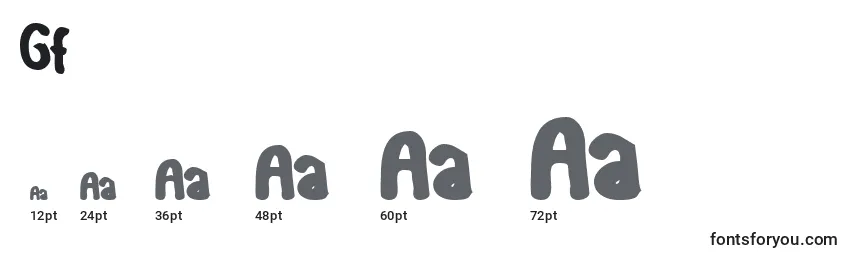 Gf Font Sizes
