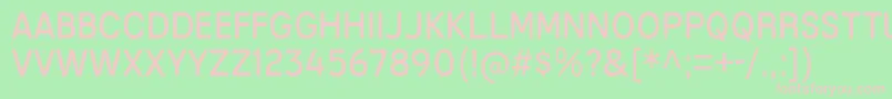 MixolydianTitlingBk Font – Pink Fonts on Green Background