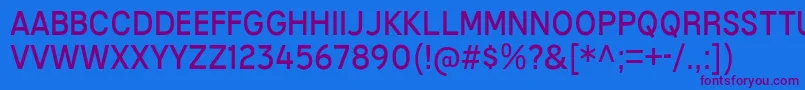 MixolydianTitlingBk Font – Purple Fonts on Blue Background