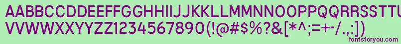 MixolydianTitlingBk Font – Purple Fonts on Green Background