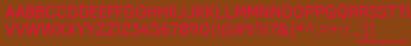 MixolydianTitlingBk Font – Red Fonts on Brown Background