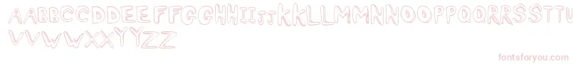 Ashy-Schriftart – Rosa Schriften