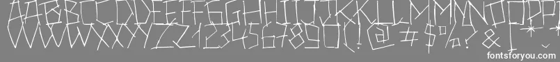 24Boughs Font – White Fonts on Gray Background