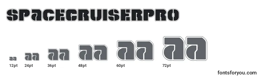 SpaceCruiserPro Font Sizes