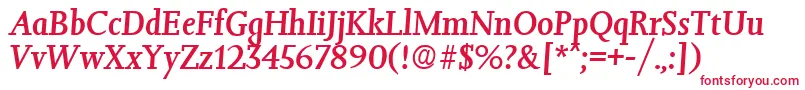 JessicaMediumita Font – Red Fonts