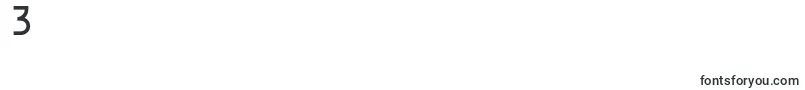 KentekenSmits1951-Schriftart – Schriften für die Ziffer 3