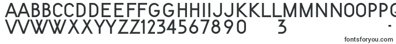 KentekenSmits1951-fontti – Teknisen piirtämisen fontit