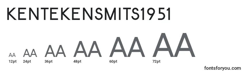 KentekenSmits1951 Font Sizes