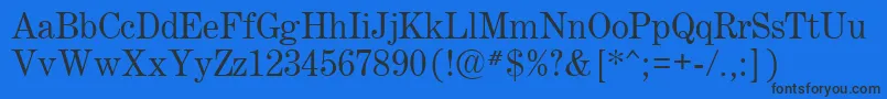Шрифт Century.Kz – чёрные шрифты на синем фоне