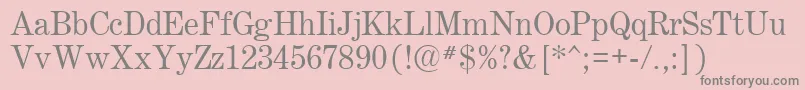 More about Century.Kz Font Century.Kz Font – Gray Fonts on Pink Background