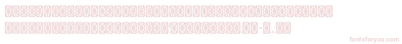 Tranga ffy-Schriftart – Rosa Schriften auf weißem Hintergrund