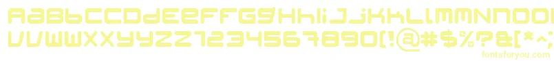 Шрифт PatinioIagencyRounded – жёлтые шрифты