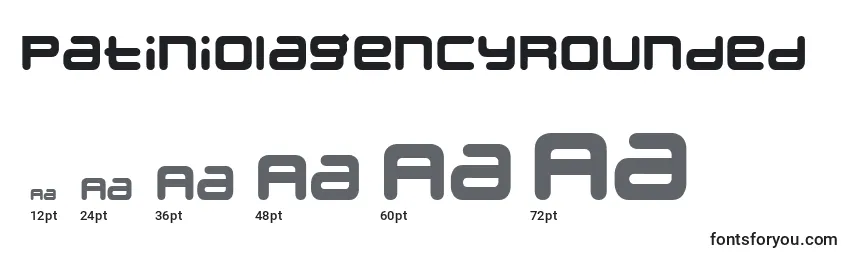 PatinioIagencyRounded Font Sizes