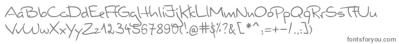 Fonte ValerianHandwriting – fontes cinzentas