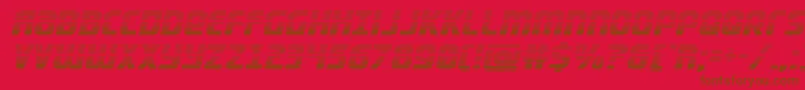 Lightsidergrad Font – Brown Fonts on Red Background