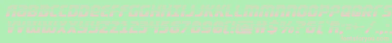 Lightsidergrad Font – Pink Fonts on Green Background