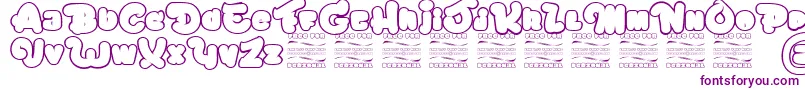 ChicagoEskimo Font – Purple Fonts on White Background