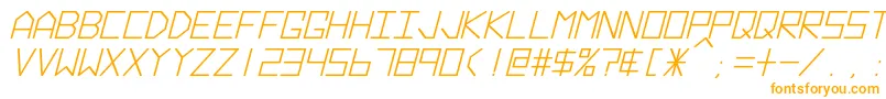 HyperspaceBoldItalic Font – Orange Fonts