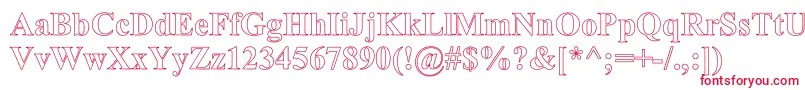 TimesRomanHollowBold Font – Red Fonts