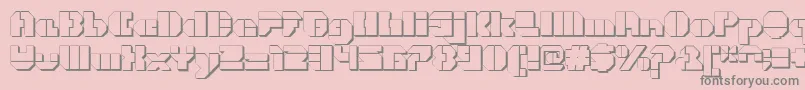 Подробнее о шрифте CortenOpenfatextruded Шрифт CortenOpenfatextruded – серые шрифты на розовом фоне