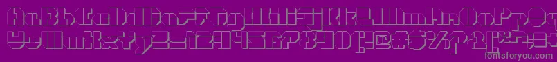 Lisätietoja CortenOpenfatextruded-fontista CortenOpenfatextruded-fontti – harmaat kirjasimet violetilla taustalla