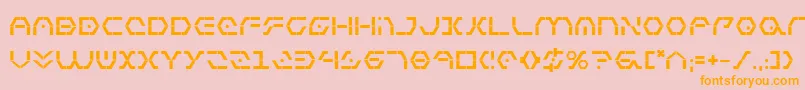 More about Zetasentryb Font Zetasentryb Font – Orange Fonts on Pink Background