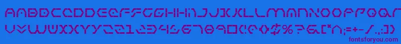 More about Zetasentryb Font Zetasentryb Font – Purple Fonts on Blue Background