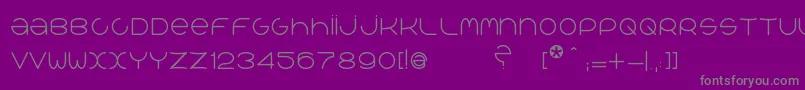 QrРІalib Font – Gray Fonts on Purple Background