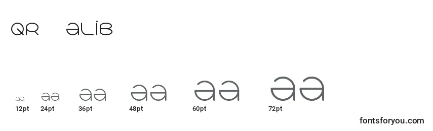 QrРІalib Font Sizes